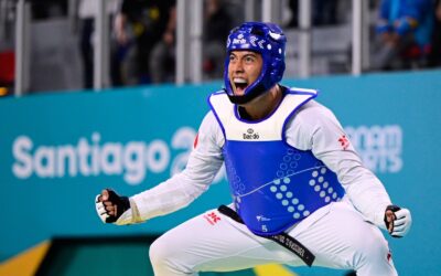 El taekwondoin Carlos Sansores se lleva el oro en Santiago 2023