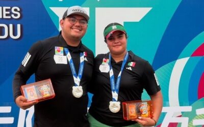 Maya Becerra y Sebastián García ganan medalla en los Juegos Mundiales Chengdú