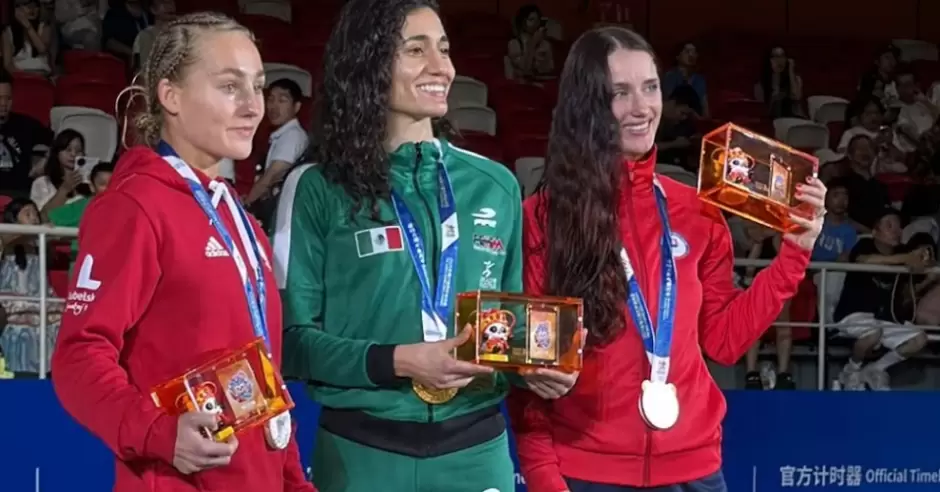 Medalla de oro para Laura Burgos en Chengdu